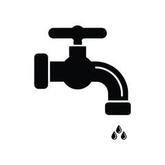 Water Tap Filter Icon Vector Illustration