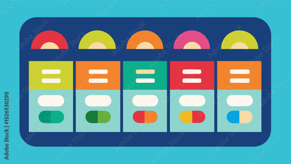 Aufkleber pill sorter a pill organizer with labeled compartments for each day of the week helping those with m