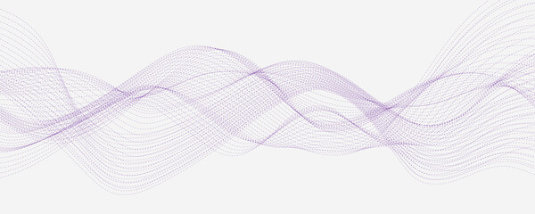 Fototapeta premium abstract purple wave background.