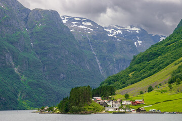 Views from the cruise that goes from Flam to Gudvangen (Norway)