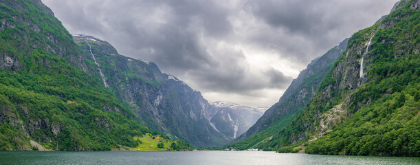Views from the cruise that goes from Flam to Gudvangen (Norway)