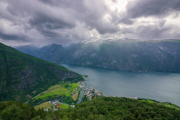 Views from the cruise that goes from Flam to Gudvangen (Norway)
