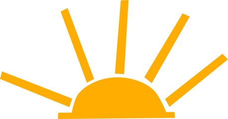  Słońce – żółta wakacyjna grafika © Laura