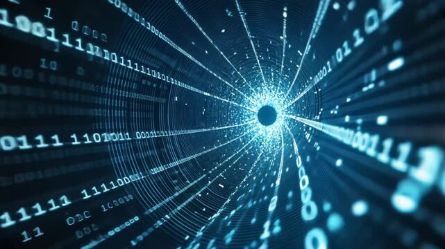 Digital Vortex: A Journey Through Binary Code