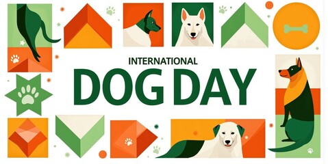 Fototapeta premium international dog day 