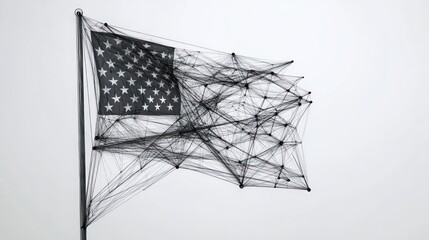 Abstract US Flag