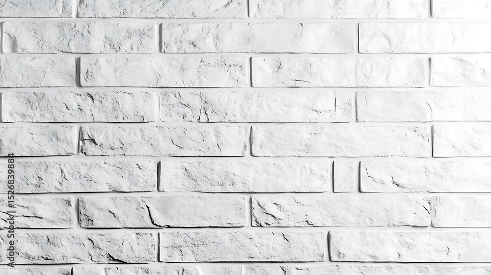 Aufkleber white brick wall texture. abstract background for design with copy space for text or image.