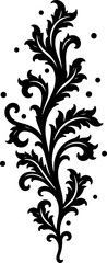 Obraz premium Ornate Damask Flourish vector design