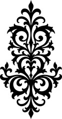 Obraz premium Ornate Damask Flourish vector design
