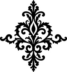 Obraz premium Ornate Damask Flourish vector design