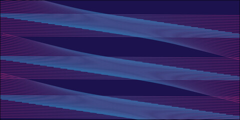 Abstract background with Floawing particles wave pattern colorful gradient blue purple pink. Digital 