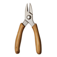 Sleek Pliers with Wooden Handles Design
