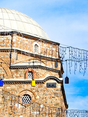 Colorful lights mosque