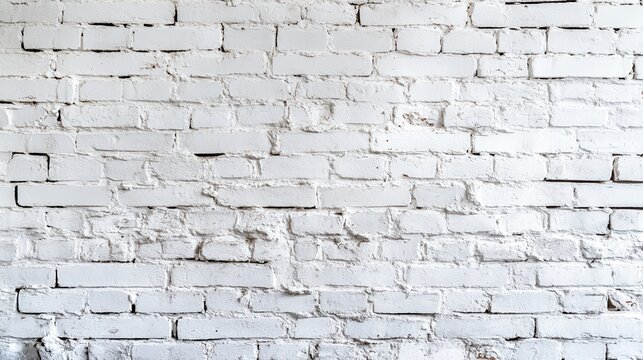 White brick wall texture with stone background showing an old grunge pattern