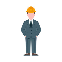 illustration design of an electrical engineer