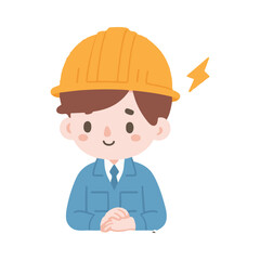 illustration design of an electrical engineer