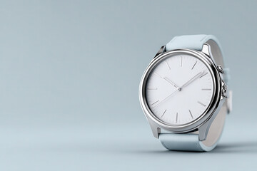 d model of smartwatch displayed on clean gray background
