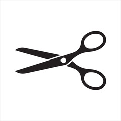 scissors icon vector on white background.