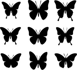 Butterfly Silhouette Bundle | SVG Clipart for Crafts & Design  bundle