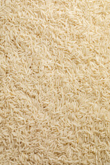 Close-up detail of basmati rice
