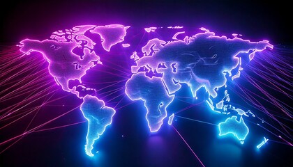 Holographic world map