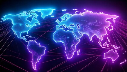 Holographic world map