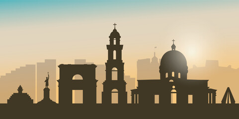 Chisinau Beautiful Skyline  Banner