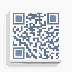 qr code on the screen