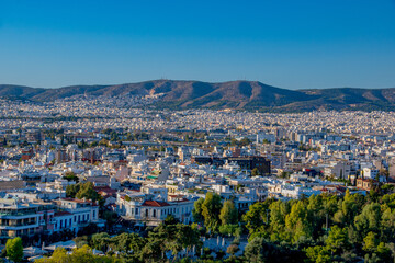 aerial view of a village