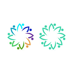 Obraz premium Coworking People Together Union Teamwork 