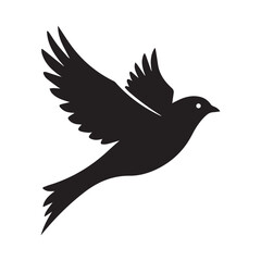 Obraz premium silhouette of a dove