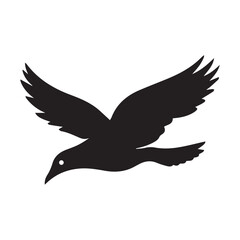 Obraz premium silhouette of a dove