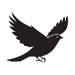 Obraz premium silhouette of a dove