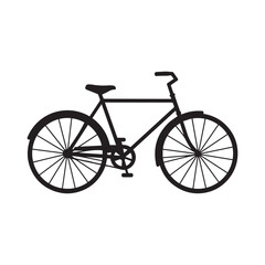 bicycle isolated on white