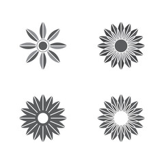 Hand Drawn Floral Icon Design for Elegant Nature Branding