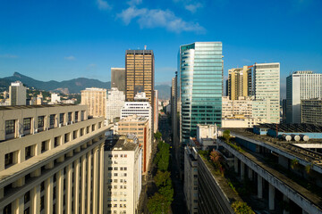Office Buildings of Rio de Janeiro City Downtown