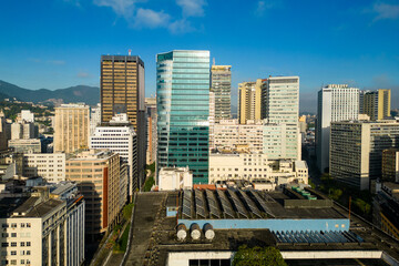 Office Buildings of Rio de Janeiro City Downtown