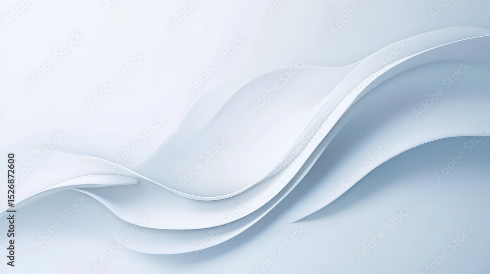 Poster clean abstract white background with minimalistic design