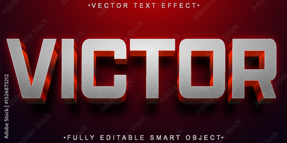 Poster victor zone game winner champion battle fully editable smart object text effect