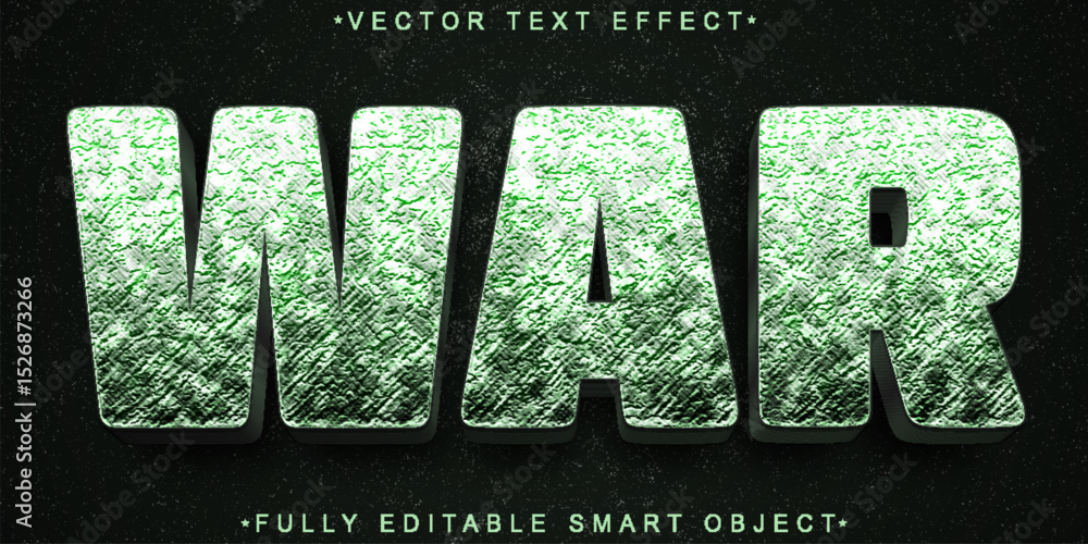 Poster war soldier battle combat army brave fully editable smart object text effect