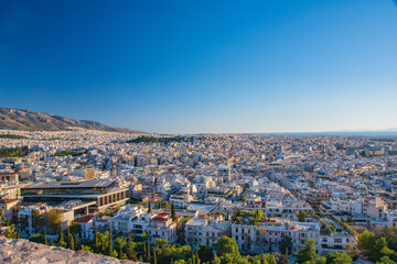 aerial view of the city
