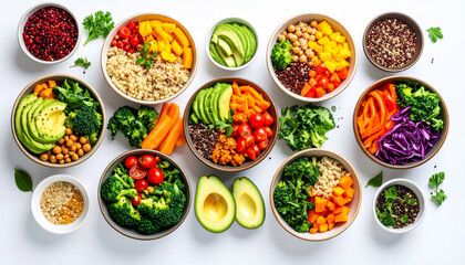 easter eggs on a white background