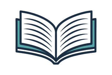 Open Book Illustration A Symbol of Knowledge, Learning, and Literacy