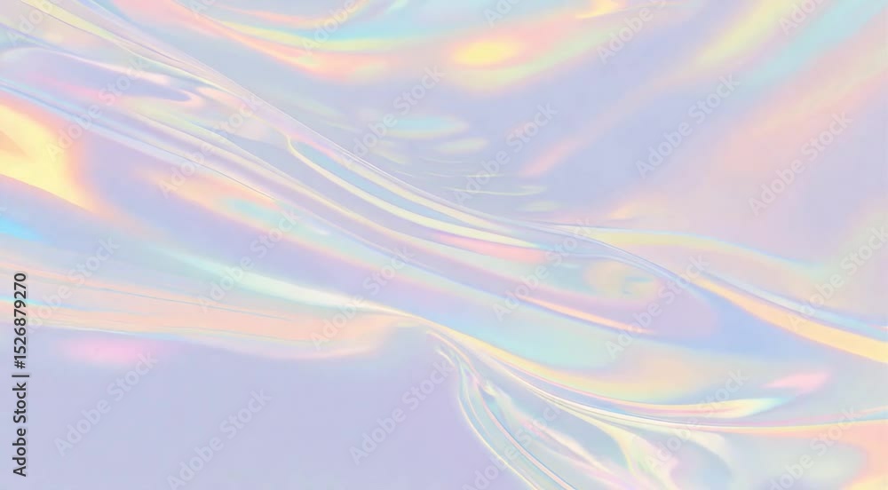 Poster abstract animated background with colorful waves and movement generative ai