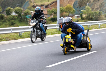 Wooden Go-Kart Race in Tangua, Nariño – Traditional Competition in the Colombian Highlands