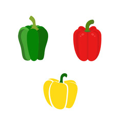 A set of Capcicum  icon