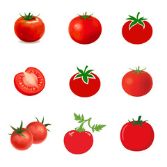 A set of Red Tomato icon