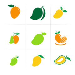 A set of mango logo