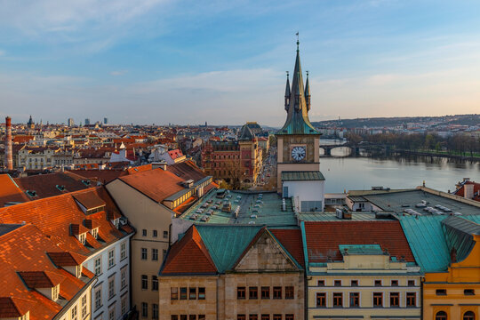 Fototapeta The historical center of the capital of the Czech Republic - the city of Prague