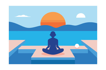 Rainy Day Forest Shrine Illustration 